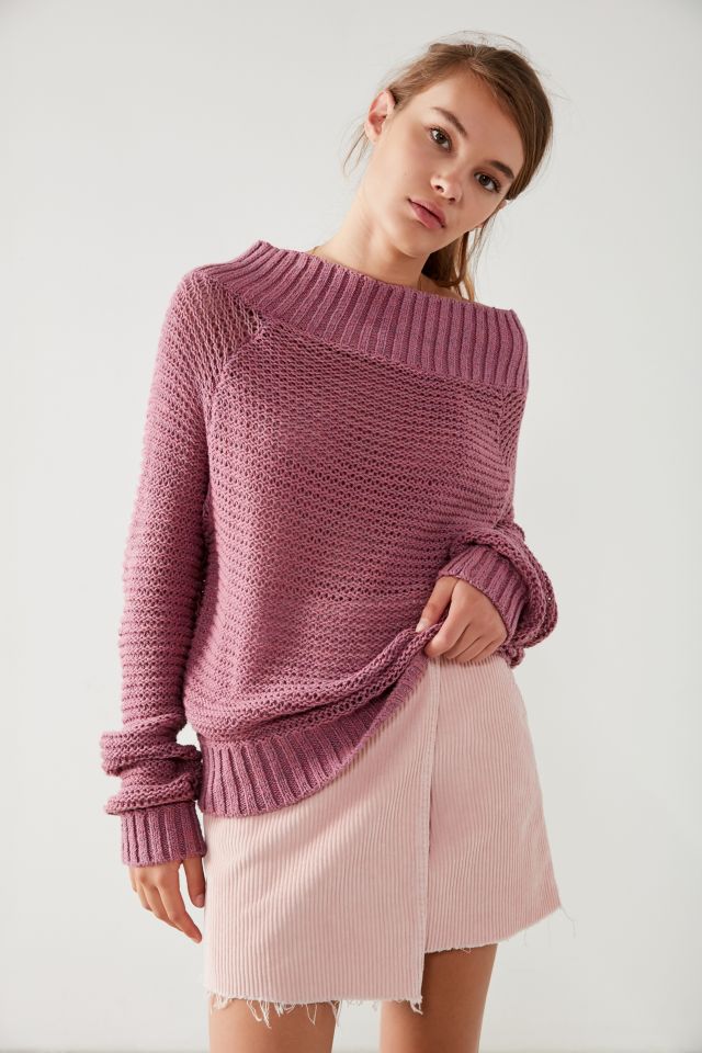 Kimchi Blue Kelli Off-The-Shoulder Sweater #1