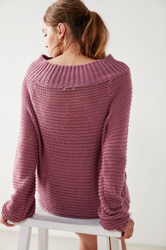 Kimchi Blue Kelli Off-The-Shoulder Sweater #3