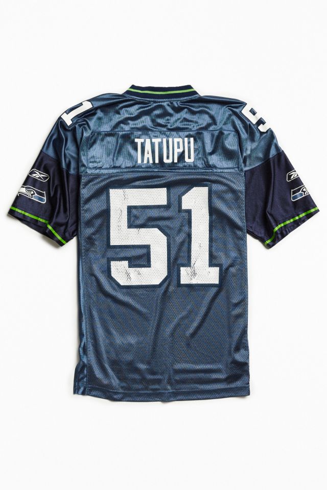 Lofa Tatupu Seattle Seahawks Road White Game Team Issued Jersey CFS USC