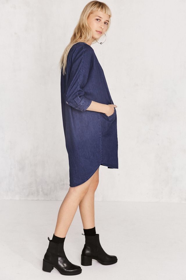 BDG Everly Dolman-Sleeve Denim Mini Dress #4