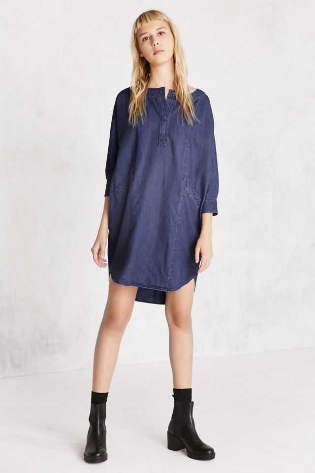 BDG Everly Dolman-Sleeve Denim Mini Dress #5