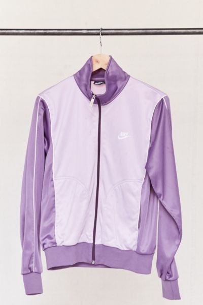 nike track jacket purple