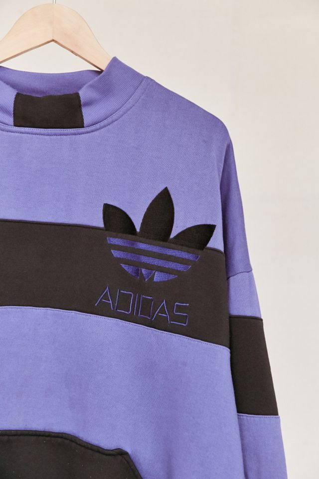 Vintage purple adidas sweatshirt hot sale