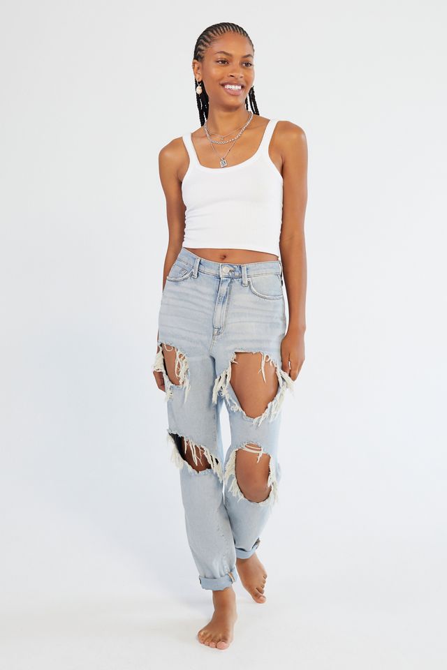 g High Waisted Mom Jean Urban Outfitters