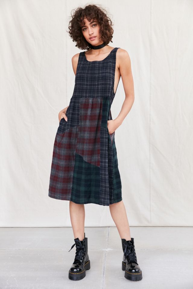 Urban outfitters outlet plaid dress