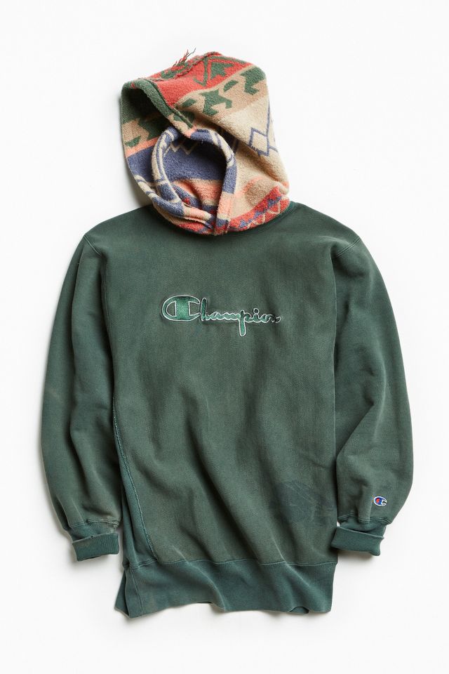 Urban outfitters hotsell green champion hoodie