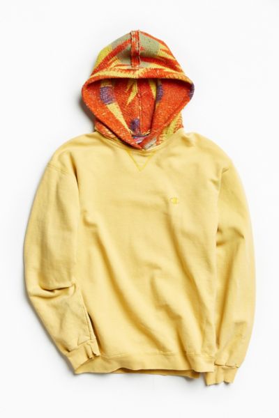 Vintage champion blanket store hoodie sweatshirt