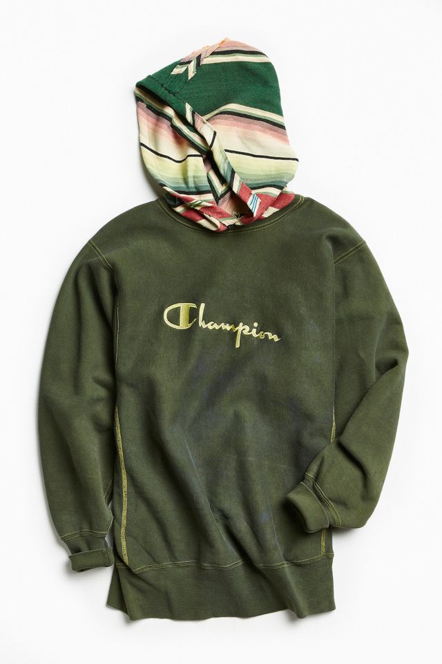 Vintage champion sale blanket hoodie