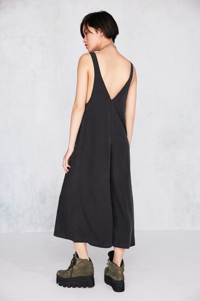 Silence + Noise Lester Button-Front Culotte Romper #1