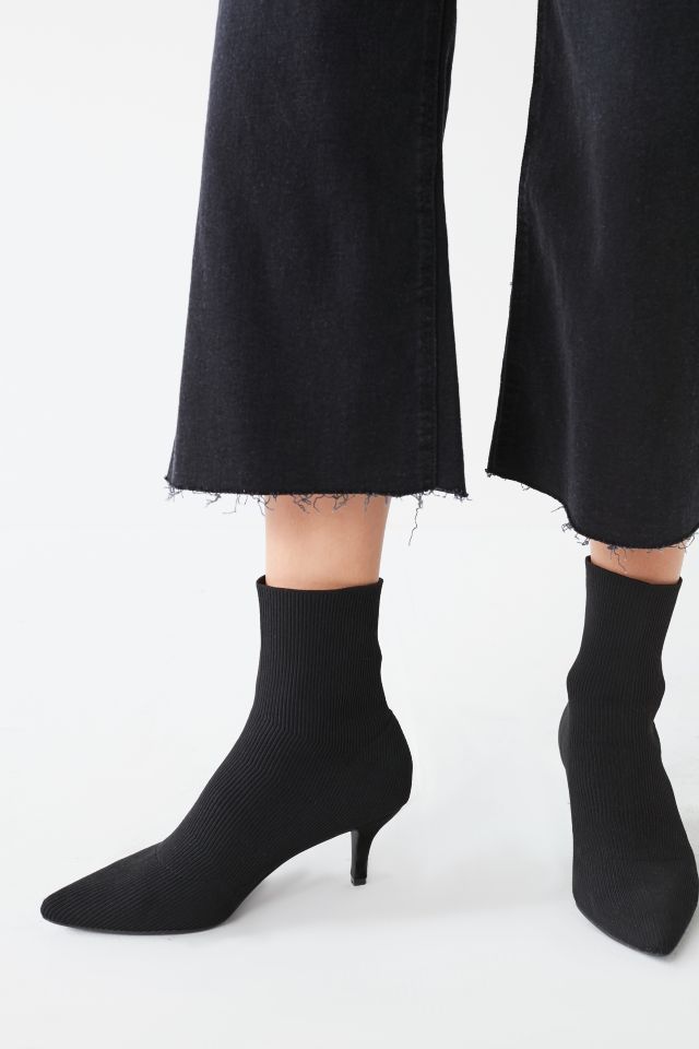 BDG Cropped Denim Culotte - Washed Black #2