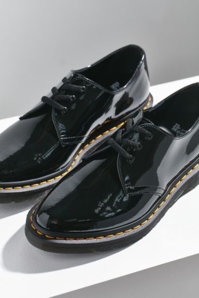 Dr. Martens Dupree Patent Leather 3-Eye Shoe | Urban Outfitters