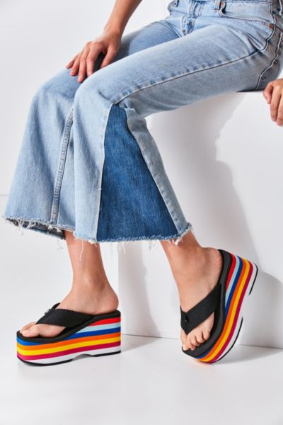 Rocket Dog Bigtop Webbing Platform Sandal Urban Outfitters