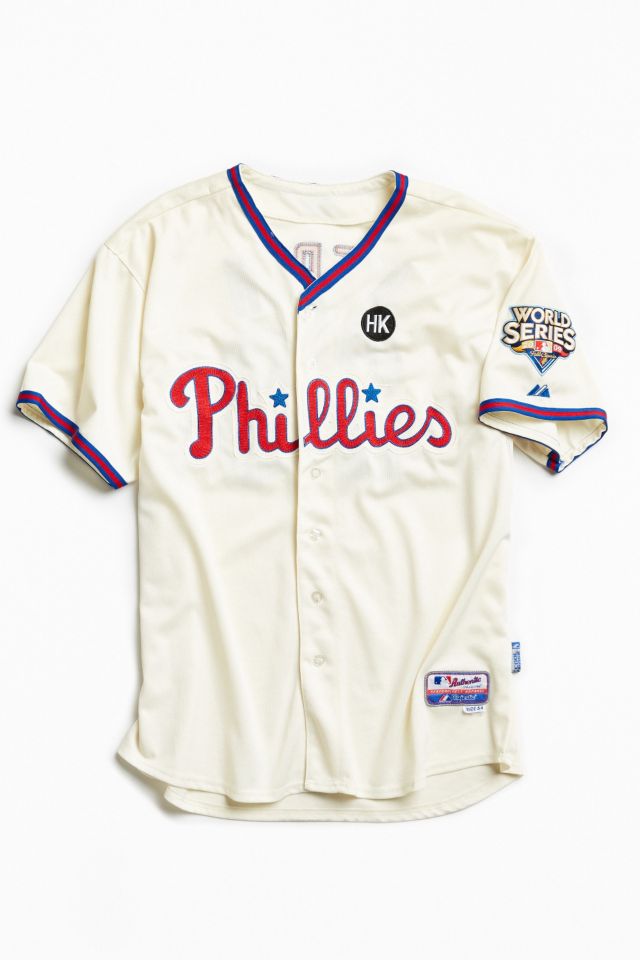 28 JAYSON WERTH Philadelphia Phillies MLB OF White PS Throwback Youth Jersey