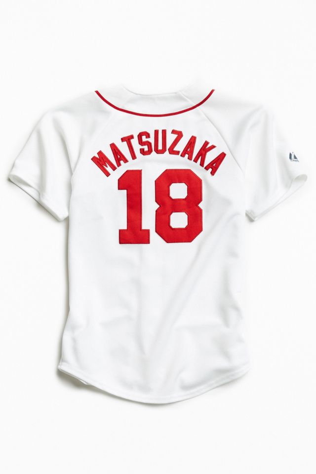 Boston Red Sox Jersey Mens 48 Blue Daisuke Matsuzaka Majestic MLB Baseball