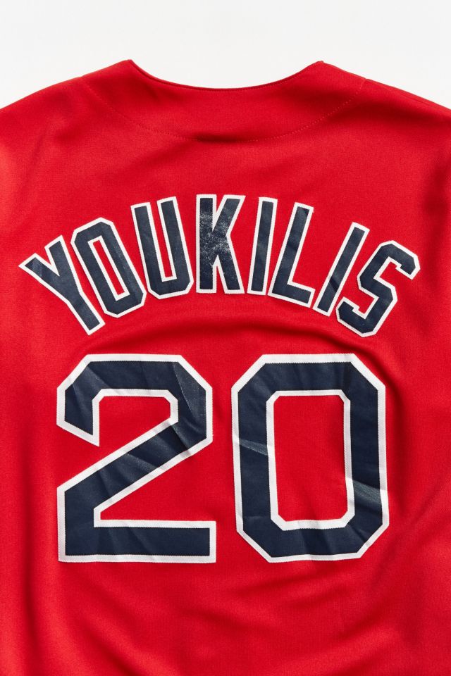 MLB Boston Red Sox Kevin Youkilis Baseball Graphic Tee Jersey