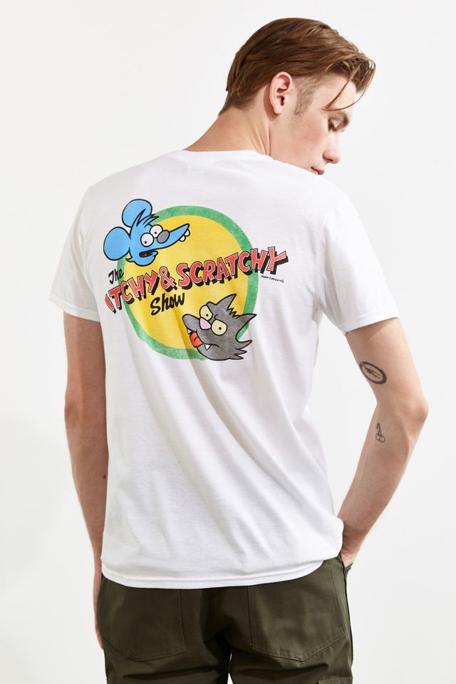 Chemise Vintage Itchy & Scratchy Show - Taille XL, Unisex, Années 90