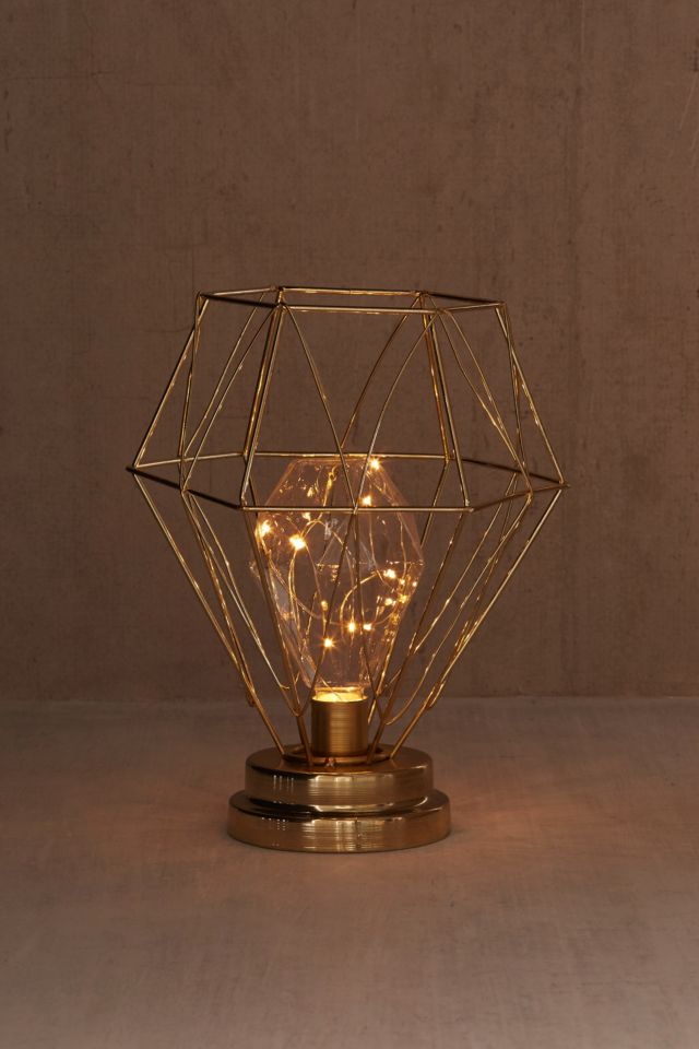 Serena Geo Caged Table Lamp #1