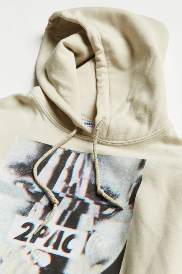 2Pac Glitch Photo Hoodie Sweatshirt