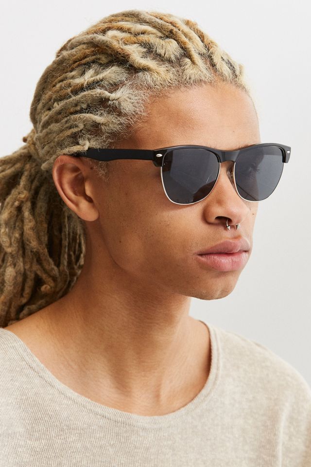Large Half-Frame Sunglasses #1