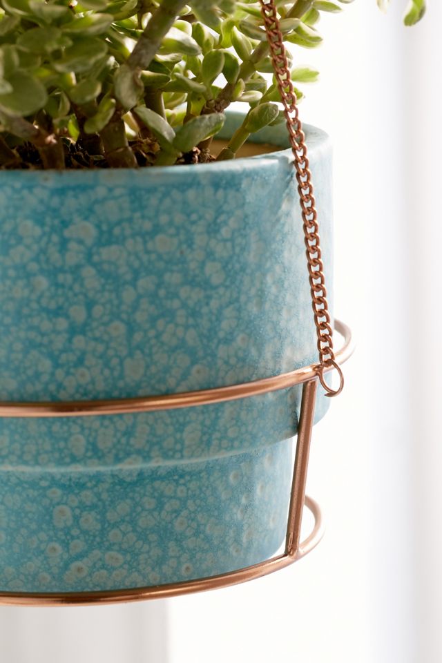 Metal Circle Hanging Planter #3