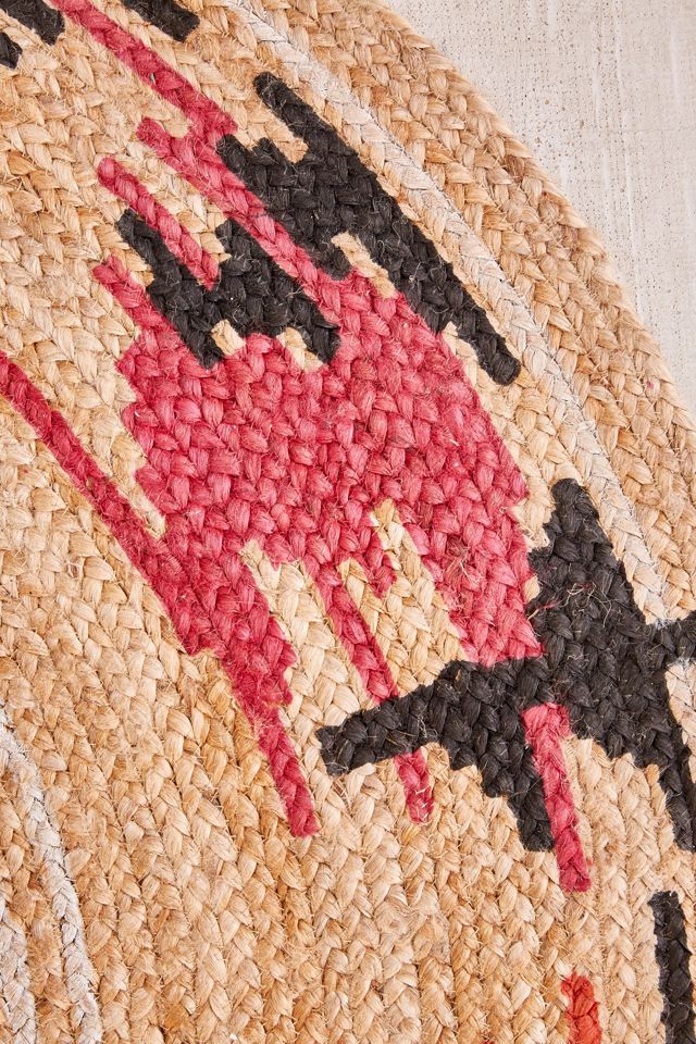 Thalia Basketwoven Jute Round Rug #2
