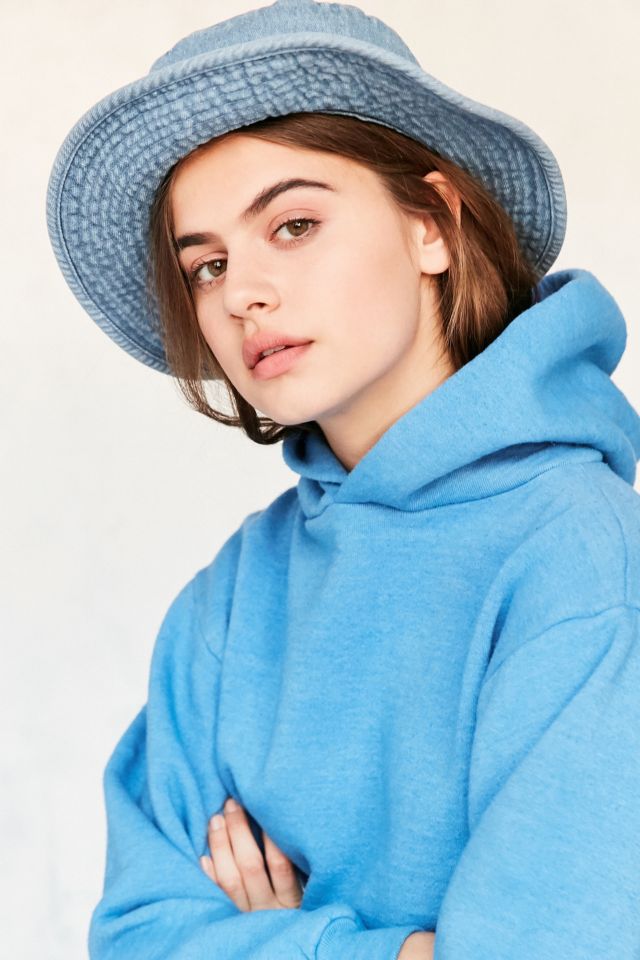 Denim women's bucket hat made from upcycled denim – DENIM TWICE