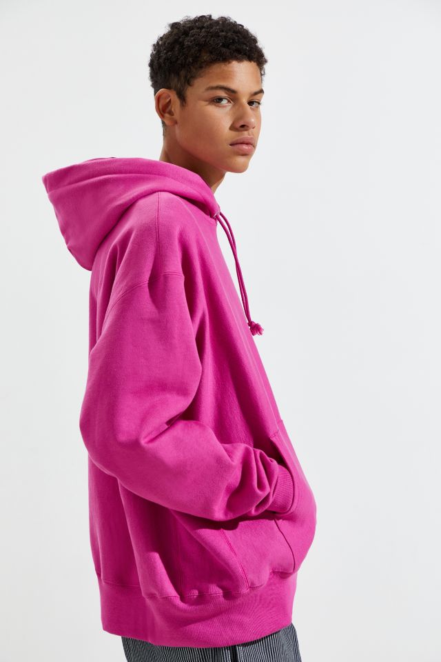 Champion pink hotsell hoodie urban outfitters