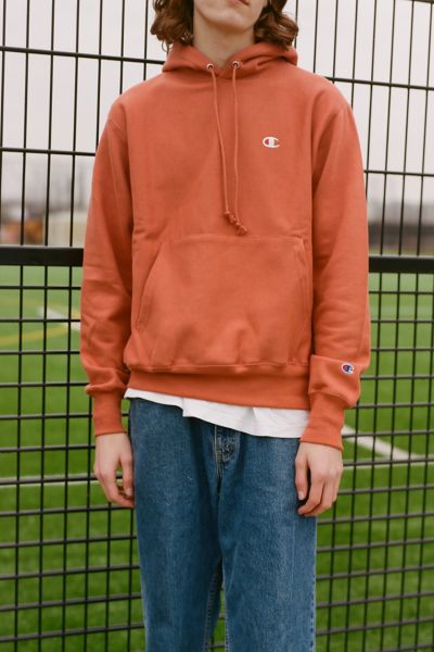 Orange champion sale hoodie urban outfitters