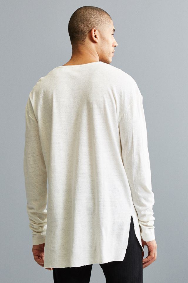 Ash Linen Long Sleeve Tee #3