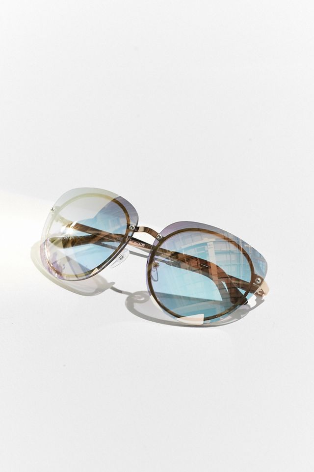 Rimless Cat-Eye Sunglasses #4