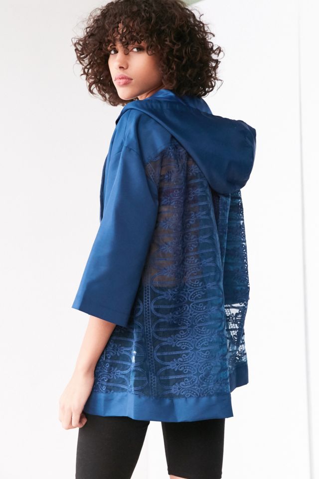 Coupe-vent à enfiler à mélange de dentelle Kimchi Blue #3