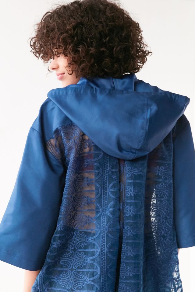 Coupe-vent à enfiler à mélange de dentelle Kimchi Blue #4