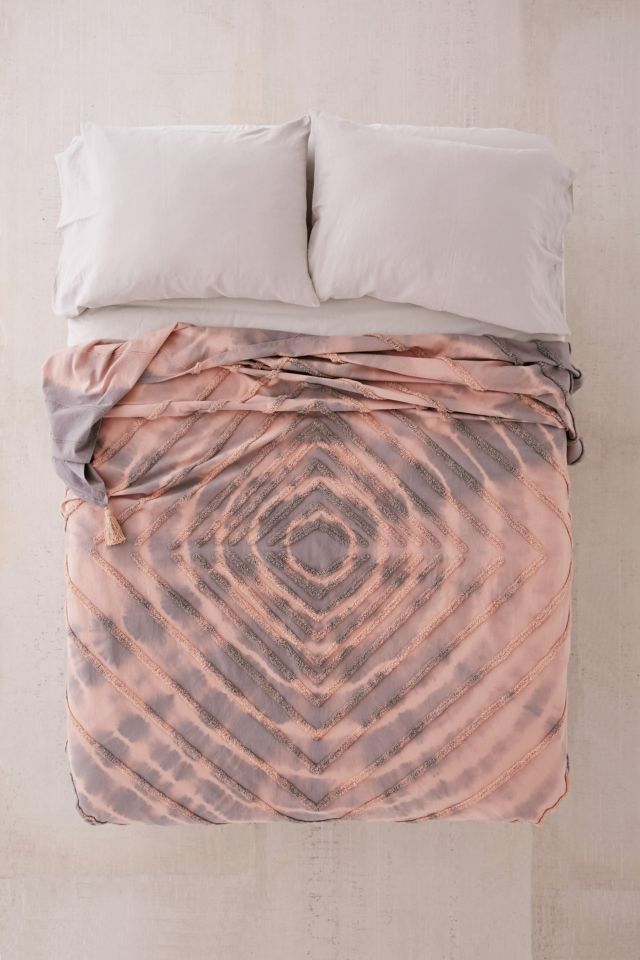 Paz Tufted Tie-Dye Bed Coverlet #1
