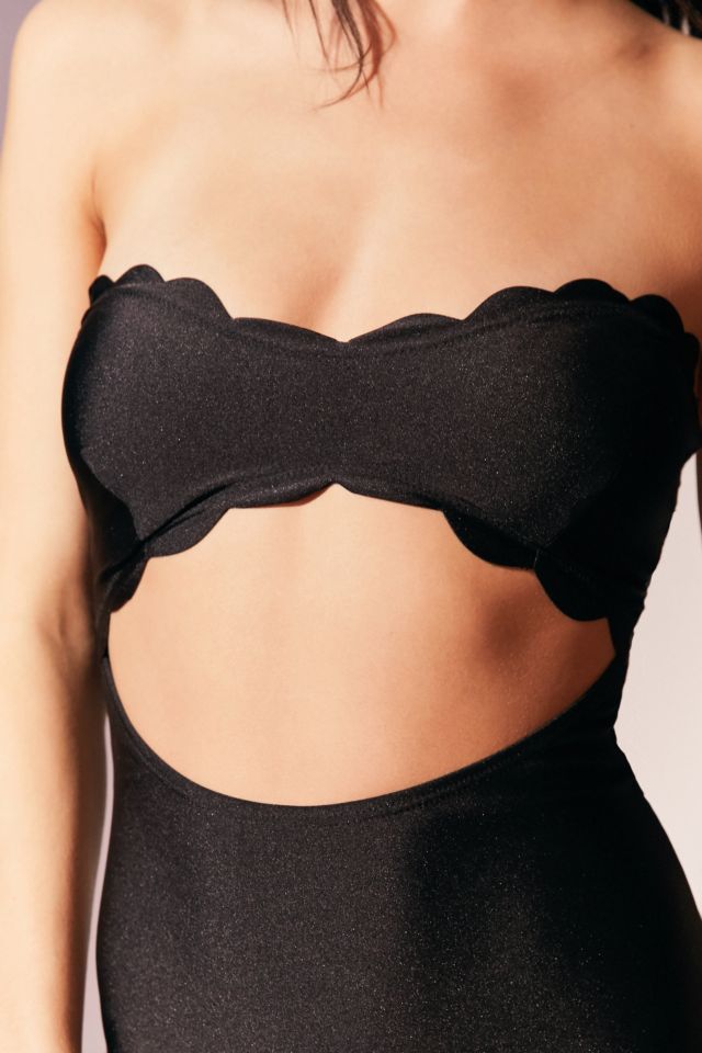 Lolli Shimmer Strapless One-Piece Swimsuit #3