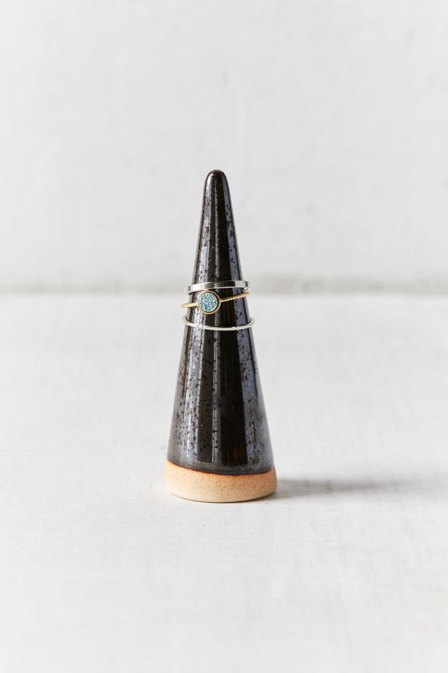 Olinda Speckled Ceramic Ring Holder