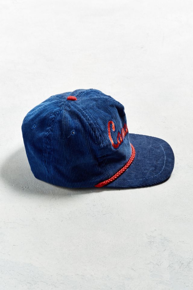 Vintage Montreal Canadiens Corduroy Snapback Hat #2