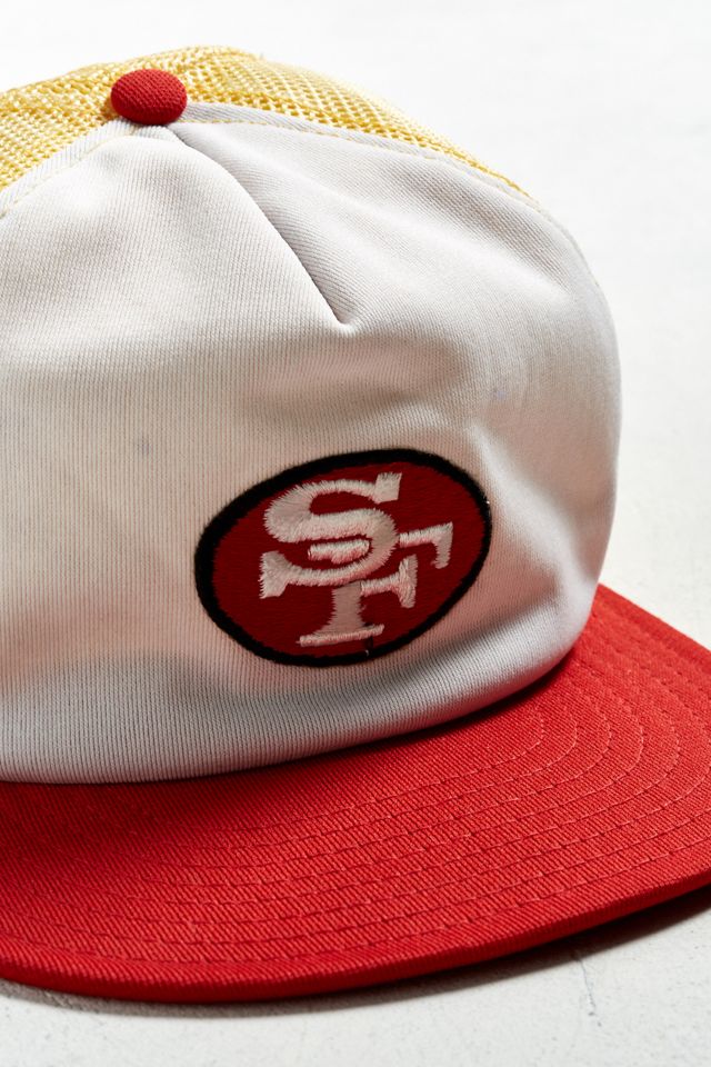 Vintage San Francisco 49ers Trucker Cap Hat Big Logo NFL -   Hong Kong