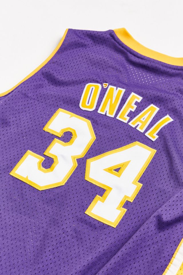 Maillot de basketball vintage de Shaquille O'Neal des Lakers de Los Angeles de la NBA #5