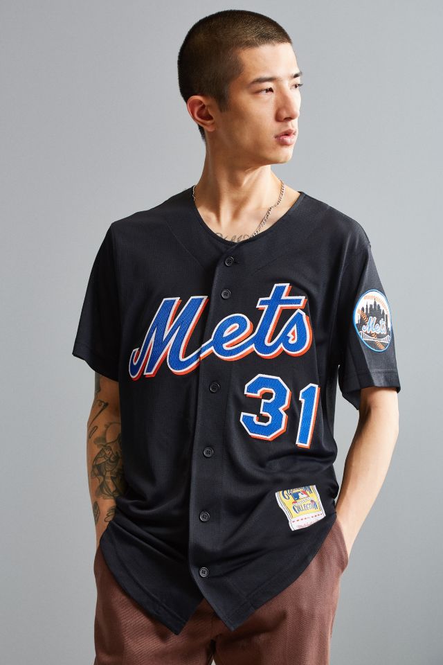 Mitchell & Ness MLB New York Mets Button Front Jersey