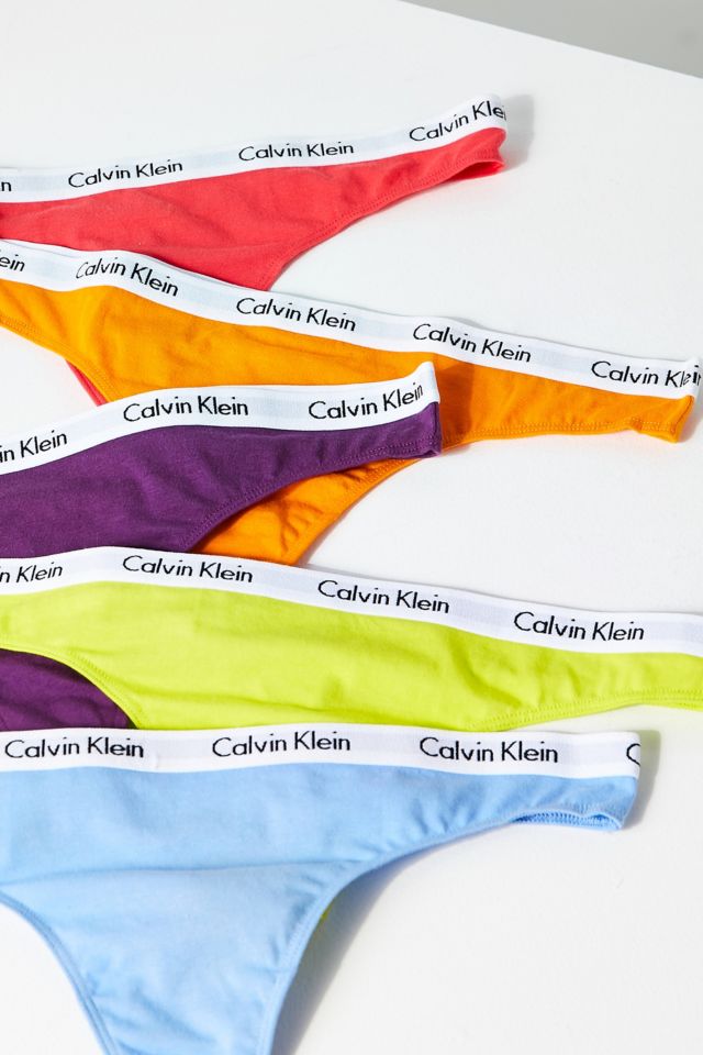 Calvin Klein Thong 5-Pack | Urban Outfitters