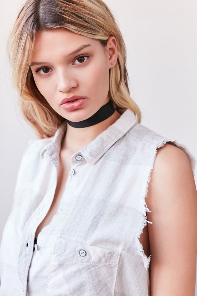 BDG Re-Worked Sleeveless Flannel Shirt #2