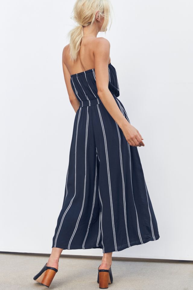 Silence + Noise Jackson Strapless Culotte Jumpsuit #1