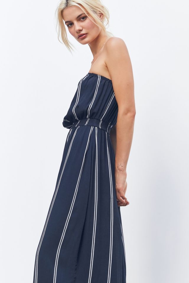 Silence + Noise Jackson Strapless Culotte Jumpsuit #3