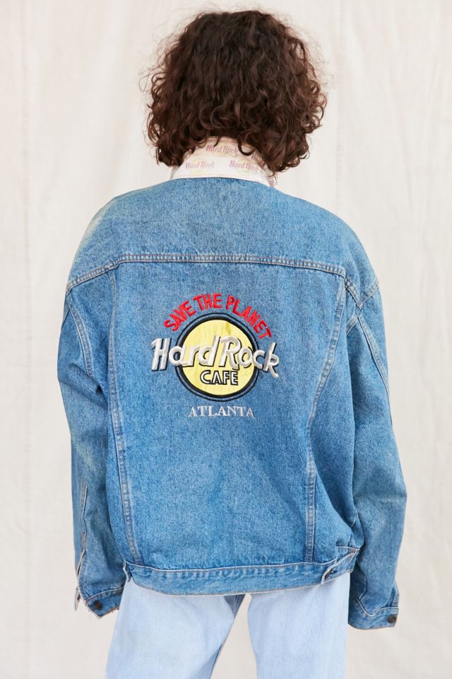 Hard rock cafe jeans hot sale jacket