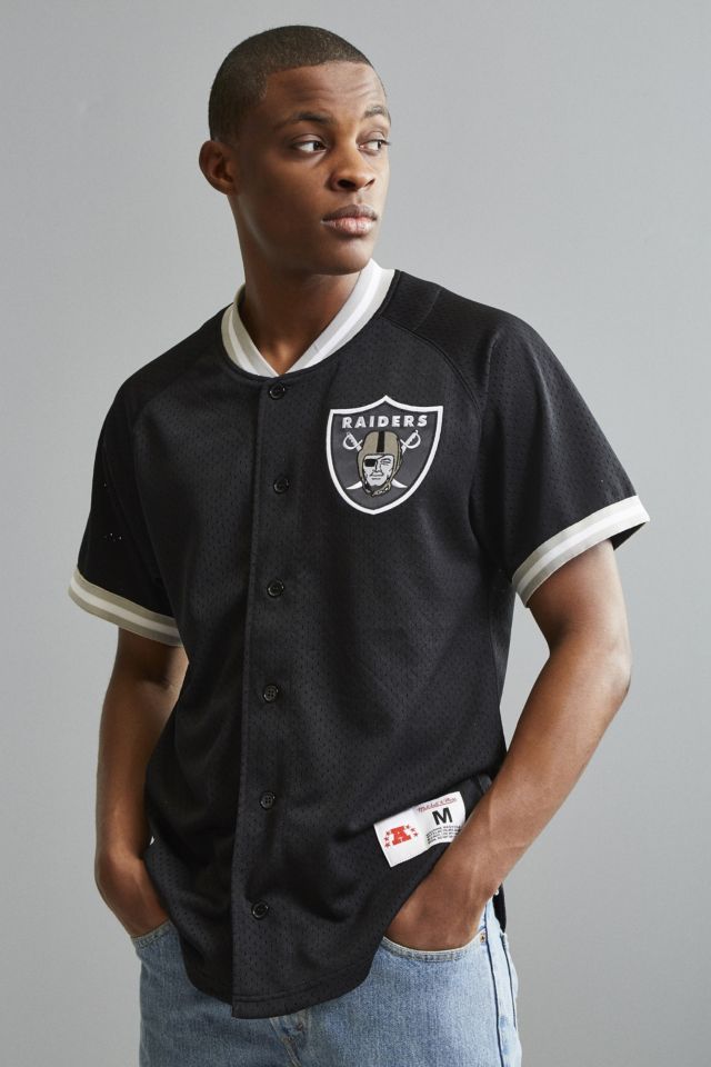 Oakland raiders button outlet up jersey