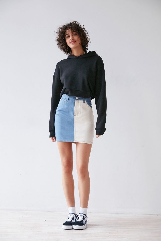 BDG Two-Tone Pencil Mini Skirt #1