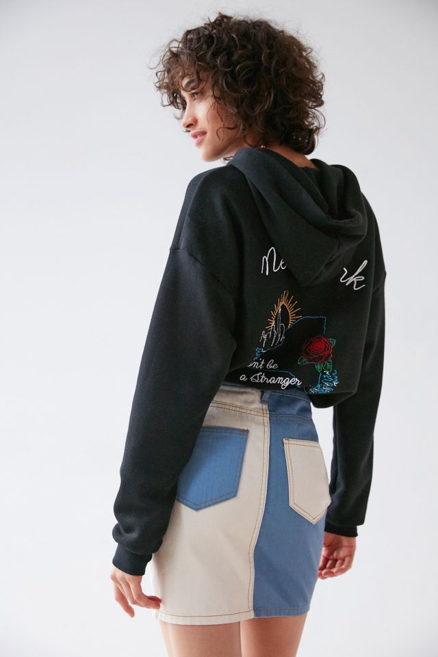 BDG Two-Tone Pencil Mini Skirt #2