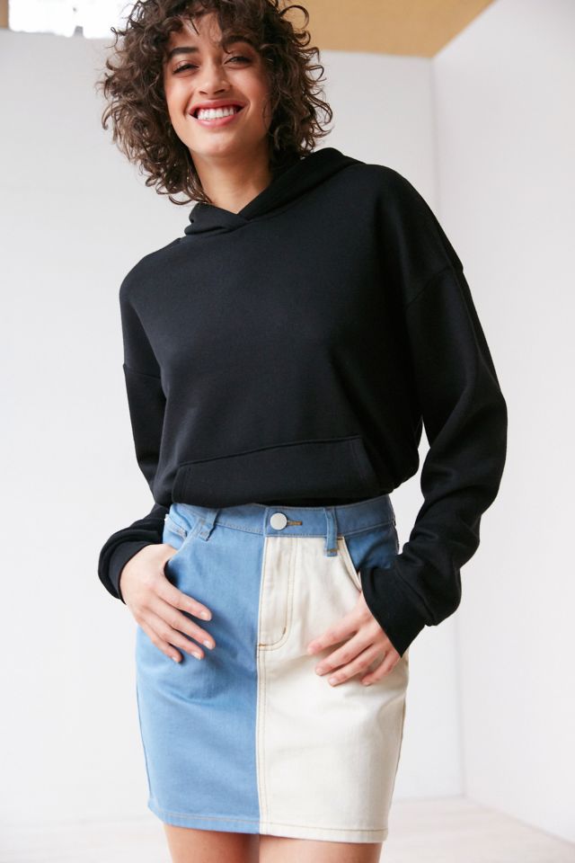 BDG Two-Tone Pencil Mini Skirt #5