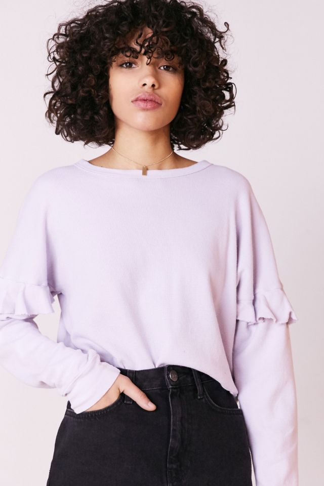 T-shirt isotherme à manches longues et à volants Kimberly Truly Madly Deeply #4