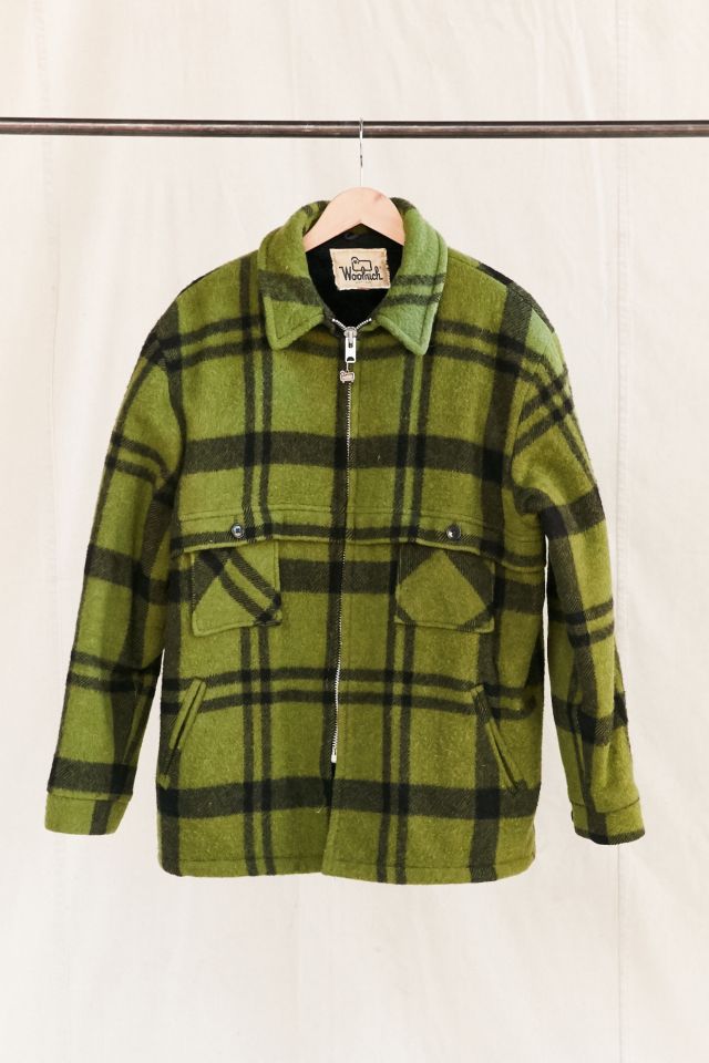 Woolrich plaid sales coat